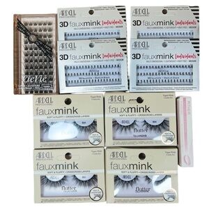 Ardell Faux Mink Soft & Fluffy Full Strip Lashes & Individual Lash Bundle